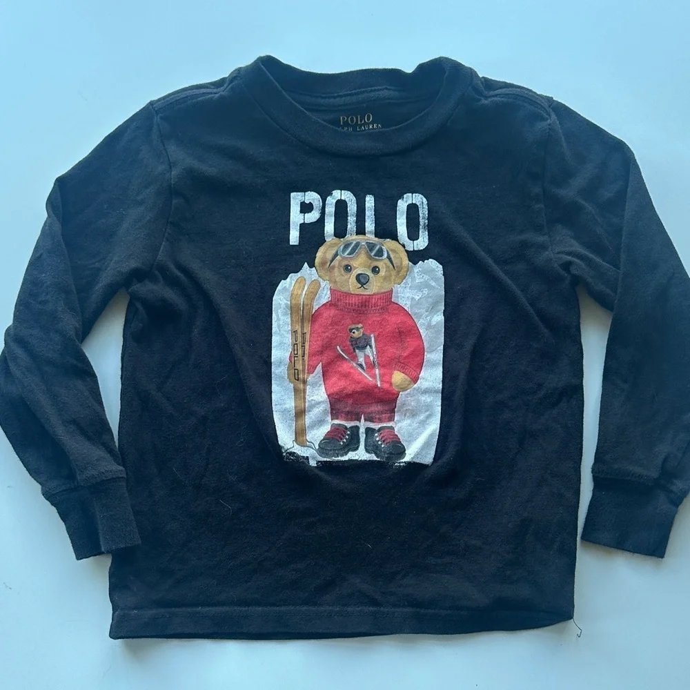 POLO Ralph Lauren Ski Resort Bear Long Sleeve Tee 3